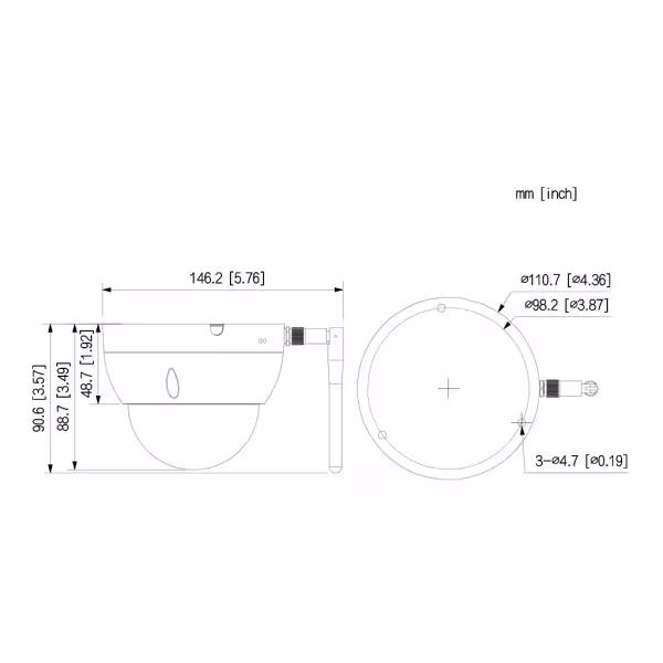 Comprar DAHUA IPC-HDBW1230DE-SW Domo IP H265 2M DN dWDR IR30m 2.8mm IK10 IP67 SD WiFi