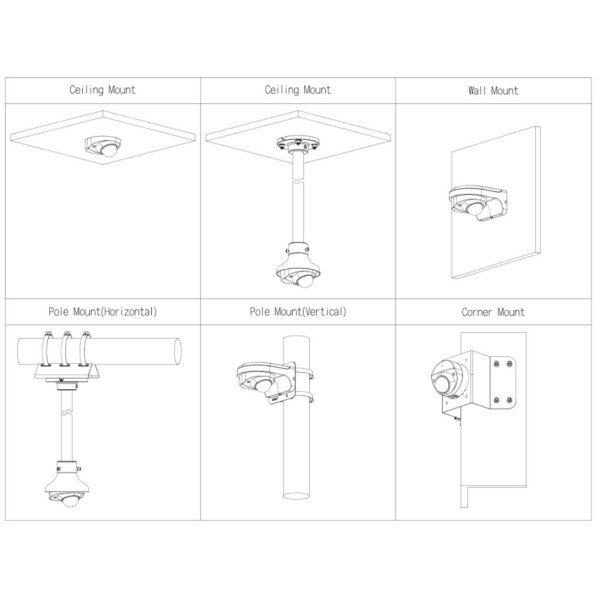 Acheter DAHUA IPC-HDBW2249F-AS-IL-0360B Dôme IP H265 2M FULL COLOR WDR Éclairage double LED30m/IR30m 3.6mm IK10 IP67 PoE MIC AUD