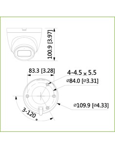 Kaufen DAHUA IPC-HDW2230T-AS-S2 Mini-Dome-IP H265 2M DN SMART Starlight IVS IR30m 2.8mm IP67 PoE SD MIC 2