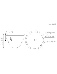Acheter DAHUA IPC-HDBW2241E-S-0280B Dôme IP H265 2M DN WDR Starlight IR30m 2.8mm IK10 IP67 PoE MIC SD IA 2