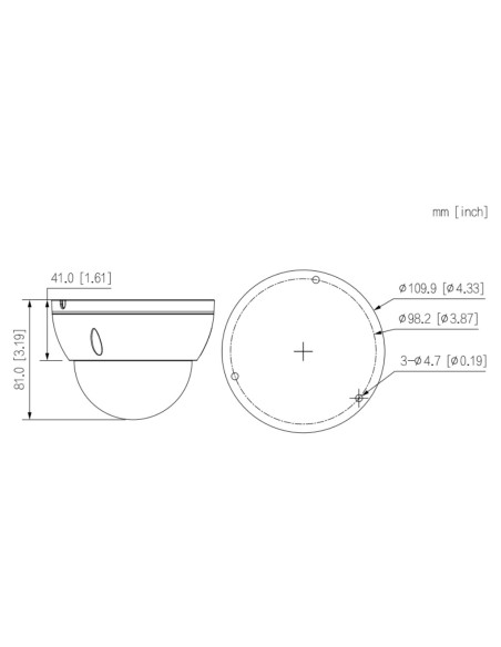 Kaufen DAHUA IPC-HDBW2241E-S-0360B IP-Dome H265 2MP Tag/Nacht WDR Starlight IR 30 m 3.6mm IK10 IP67 PoE SD KI