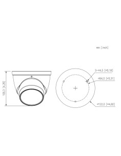 Acheter DAHUA IPC-HDW2241T-ZS Mini-dôme IP H265 2M DN WDR 3DNR Starlight IR 40 m 2.7-13.5VFM IP67 PoE SD MIC IA 2