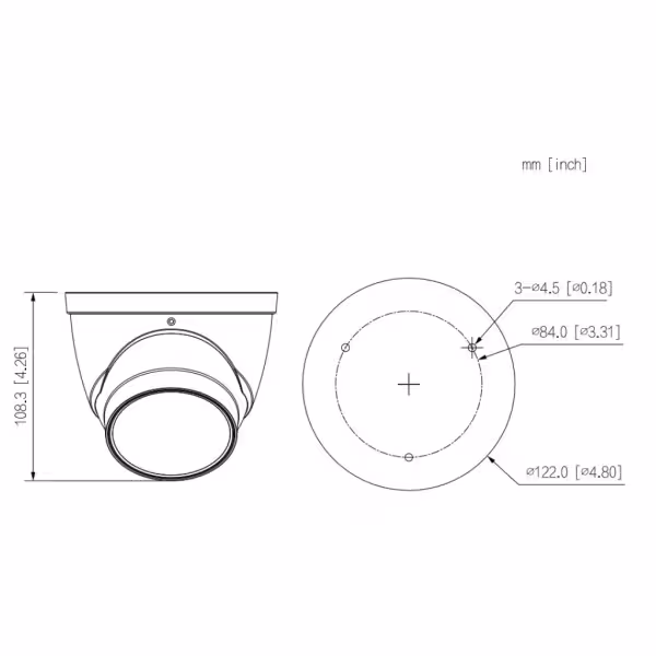 Comprar DAHUA IPC-HDW2241T-ZS MiniDomo IP H265 2M DN WDR 3DNR Starlight IR40m 2.7-13.5VFM IP67 PoE SD MIC AI