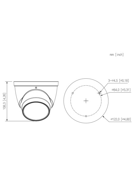 Acheter DAHUA IPC-HDW2241T-ZS Mini-dôme IP H265 2M DN WDR 3DNR Starlight IR 40 m 2.7-13.5VFM IP67 PoE SD MIC IA