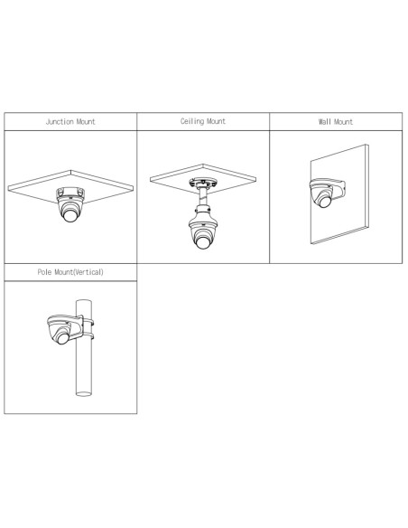 Acquistare DAHUA IPC-HDW2249T-S-LED-0280B-PRO MiniDomo IP WizColor PRO H265 2M WDR LED30m 2.8mm IP67 PoE SD MIC AI