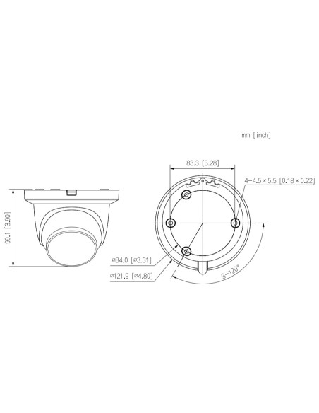 Kaufen DAHUA IPC-HDW3249TM-AS-LED-0280B Mini-Dome-IP-Kamera H.265 2 MP Full Color WDR LED 30 m 2.8mm IP67 PoE SD MIC KI
