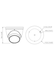 Kaufen DAHUA IPC-HDW2441T-ZS Mini-Dome-IP H265 4M Tag/Nacht WDR 3DNR Starlight IR40m 2.7-13.5VFM IP67 PoE SD MIC KI 2