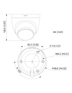 Kaufen DAHUA IPC-HDW2449T-S-IL Mini-Dome-IP-Kamera 4 MP H.265 Full Color WDR IVS SMD Dual-Beleuchtung LED 30 m/IR 30 m 2.8mm IP6 2