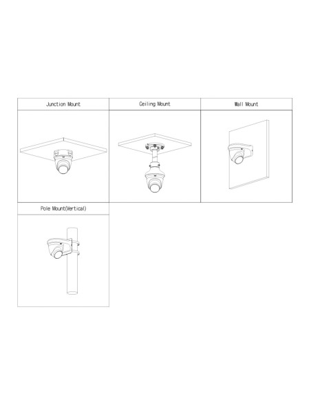 Acheter DAHUA IPC-HDW2449T-S-PV-0280B Mini-dôme IP 4M H265 FULL COLOR WDR Éclairage double LED 30 m / IR 30 m 2.8mm IP67 PoE MIC