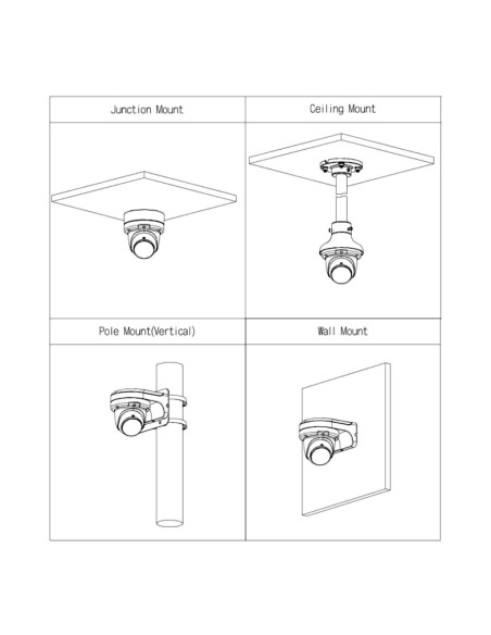 Comprar DAHUA IPC-HDW3449QM-S-IL-0280B MiniDomo IP 4M H265 WDR Iluminación Dual LED50m/IR50m 2.8mm IP67 PoE MIC AI