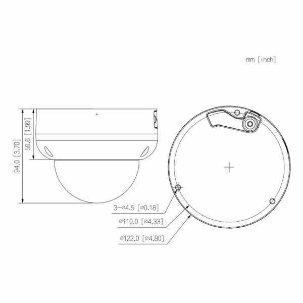 Comprar DAHUA IPC-HDBW3449R-ZS-IL Domo IP 4M H265 FULL COLOR WDR Iluminación Dual LED50m/IR50m 2.7-13.5mm IP67 IK10 PoE MIC AI