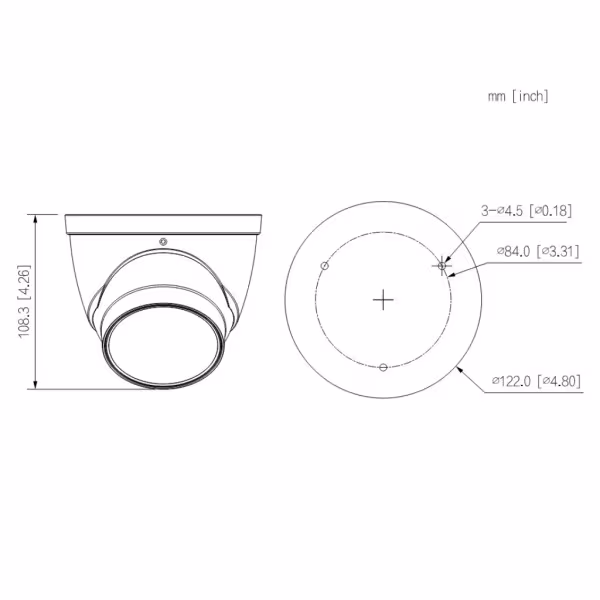Comprar DAHUA IPC-HDW5442T-ZE-S3 MiniDomo IP H265 4M WDR140dB Deeplight IR40m 2.7-12VFM IP67 PoE MIC AI