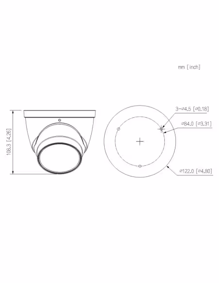 Kaufen DAHUA IPC-HDW5442T-ZE-S3 Mini-Dome-IP-Kamera H.265 4 MP WDR 140 dB Deeplight IR 40 m 2,7–12 mm Varioobjektiv IP67 PoE Mik