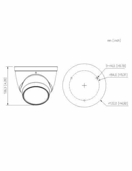 Comprar DAHUA IPC-HDW5442T-ZE-S3 MiniDomo IP H265 4M WDR140dB Deeplight IR40m 2.7-12VFM IP67 PoE MIC AI