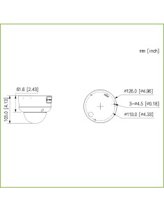 Acheter DAHUA IPC-HDBW5449R1-ZE-LED Dôme IP H265 4M FULL COLOR 2.0 WDR 140 dB Starlight LED 40 m 2.7-12VFM IK10 IP67 ePoE AUDIO  2