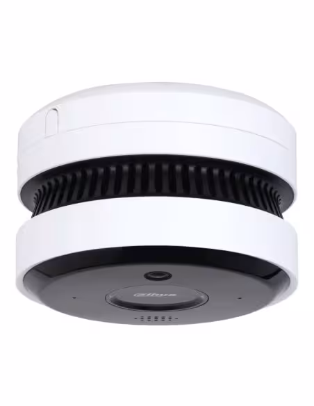 Comprar DAHUA HY-SAV849HA-E Cámara circular IP 5M DN WDR90dB 3DNR IR20m 2.0mm AUDIO MIC E/S con detección de humo e incendio AI