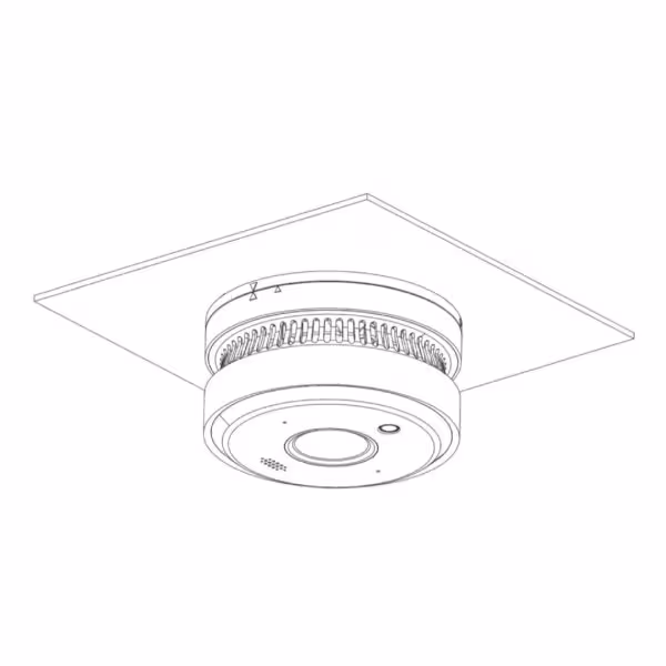 Comprar DAHUA HY-SAV849HA-E Cámara circular IP 5M DN WDR90dB 3DNR IR20m 2.0mm AUDIO MIC E/S con detección de humo e incendio AI