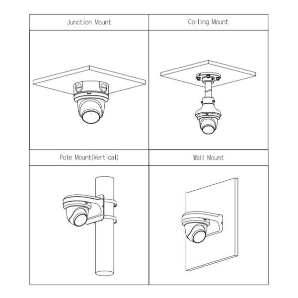 Kaufen DAHUA IPC-HDW2541TM-S-0280B-S2 Mini-Dome-IP-Kamera H.265 5 MP Tag/Nacht WDR Starlight IR 30 m 2.8mm IP67 PoE SD MIC KI