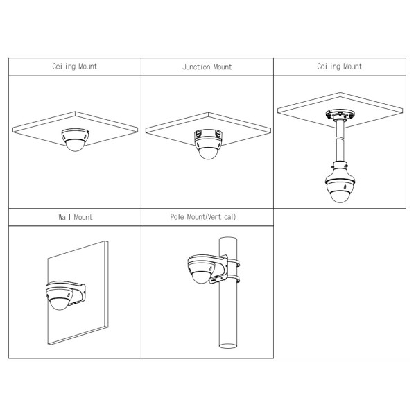 Acheter DAHUA IPC-HDBW2541R-ZS-S2 Dôme IP H265 5M Jour/Nuit SMART WDR Starlight IVS SMD IR 40 m 2.7-13.5VFM IP67 IK10 PoE MIC IA