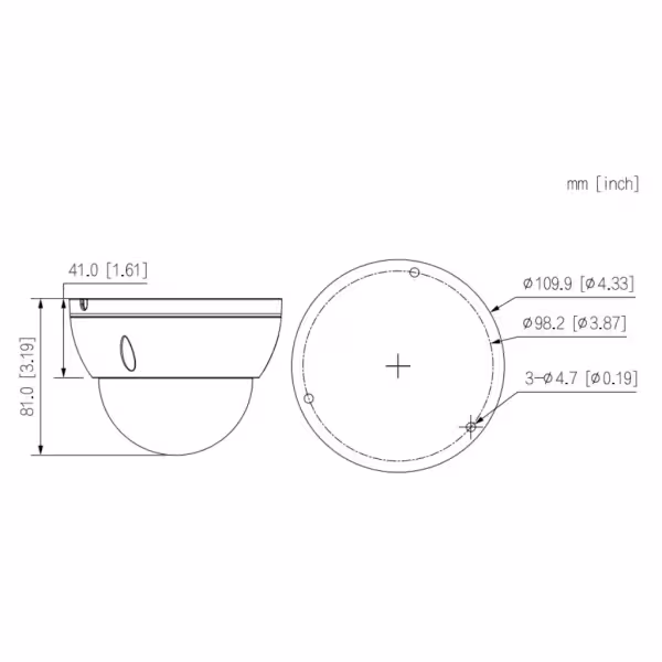 Comprar DAHUA IPC-HDBW2541E-S-0280B-S2 Domo IP H265 5M DN WDR Starlight IR30m 2.8mm IK10 IP67 PoE SD AI