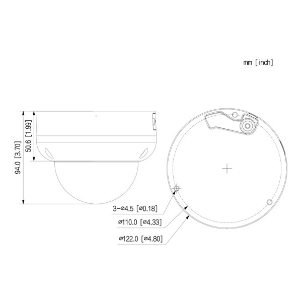 Kaufen DAHUA IPC-HDBW3541R-ZS-S2 IP-Dome H.265 5MP Tag/Nacht Smart WDR Starlight IVS SMD IR 40 m 2.7-13.5VFM IP67 IK10 PoE MIC K
