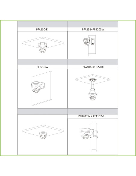 Acheter DAHUA IPC-HDW5541H-AS-PV Mini-dôme IP H265 IA 5M Jour/Nuit SMART WDR Starlight IR 50 m + LED LUMIÈRE BLANCHE 2.8mm IP67 