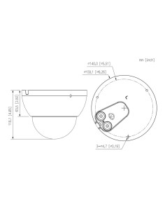 Acheter DAHUA IPC-HDBW5541E-ZE-S3 Dôme IP H265 5M WDR Deeplight IR 40 m 2.7-13.5VFM IK10 IP67 ePoE AUDIO E/S IA 2