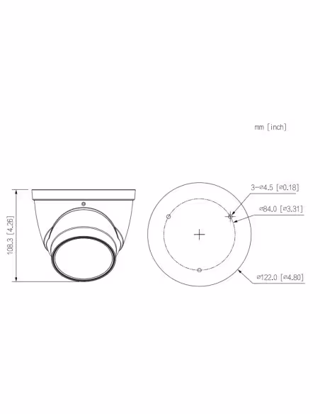 Kaufen DAHUA IPC-HDW2841T-ZS Mini-Dome-IP H.265 8 MP Tag/Nacht WDR 3DNR Starlight IR 40 m 2.7-13.5VFM IP67 PoE SD MIC KI