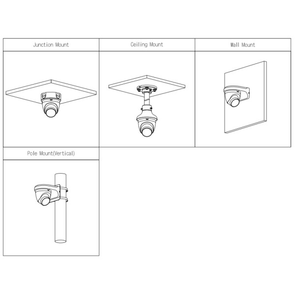 Acquistare DAHUA IPC-HDW2849T-S-LED-0280B-PRO MiniDomo IP WizColor PRO H265 8M WDR LED30m 2.8mm IP67 PoE SD MIC AI
