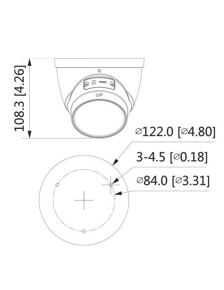 Comprar DAHUA IPC-HDW3841T-ZS-S2 MiniDomo IP H265 8M 4K WDR Starlight IR40m 2.7-13.5VFM IP67 PoE SD MIC AI