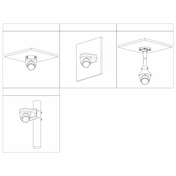 Kaufen DAHUA IPC-HDW3849H-AS-PV-0280B-S5 Mini-Dome-IP-Kamera TiOC 3.0 H265 8 MP WDR Duale Beleuchtung LED 30 m/IR 30 m 2.8mm IP6