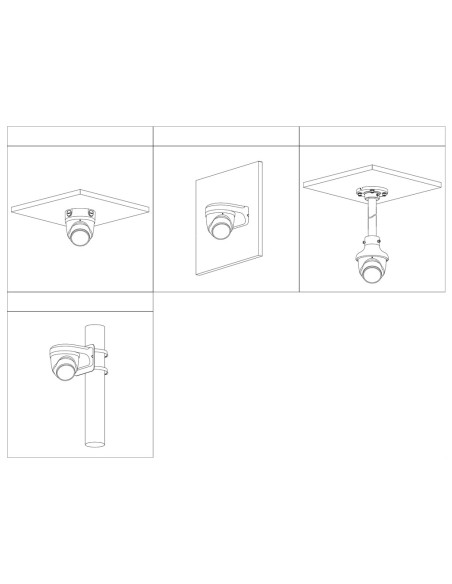 Comprar DAHUA IPC-HDW3849H-AS-PV-0280B-S5 MiniDomo IP TiOC 3.0 H265 8M WDR Iluminación Dual LED30m/IR30m 2.8mm IP67 PoE MIC AUDI