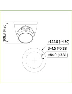 Kaufen DAHUA IPC-HDW5842T-ZE-S2 Mini-Dome-IP-Kamera H.265 8 MP WDR Starlight+ IR 50 m 2,7–12 mm Varioobjektiv IP67 ePoE Mikrofon 2