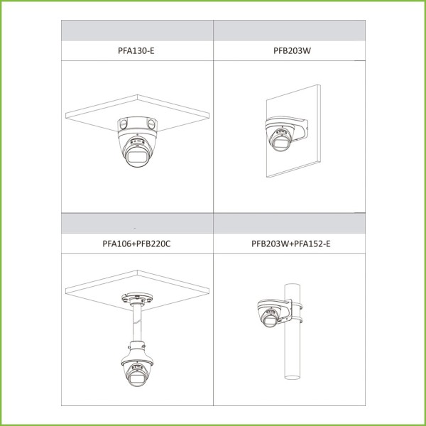 Comprar DAHUA IPC-HDW5842T-ZE-S2 MiniDomo IP H265 8M WDR Starlight+ IR50m 2.7-12VFM IP67 ePoE MIC AI