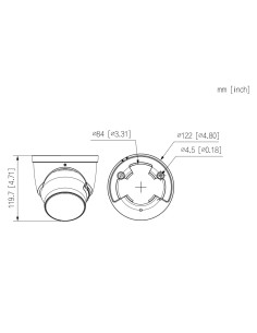 Acheter DAHUA IPC-HDW5849H-ASE-LED Mini-dôme IP H265 8M FULL COLOR 2.0 WDR 140 dB Starlight 2 LED 50 m 2.8mm IP67 ePoE AUDIO MIC 2
