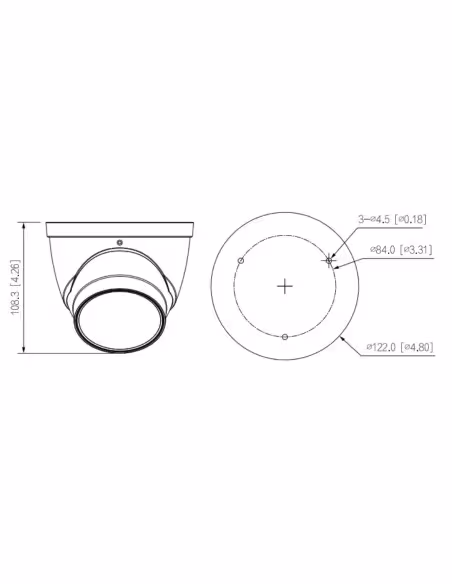 Comprar DAHUA IPC-HDW5859T-ZE-IL MiniDomo IP 8M H265 FULL COLOR WDR Iluminación Dual LED40m/IR50m 2.7-12mm IP67 ePoE MIC AI