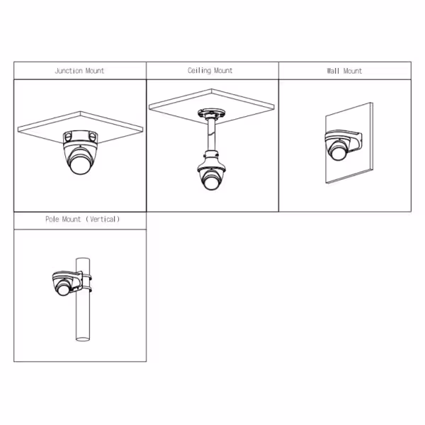 Comprar DAHUA IPC-HDW5859T-ZE-IL MiniDomo IP 8M H265 FULL COLOR WDR Iluminación Dual LED40m/IR50m 2.7-12mm IP67 ePoE MIC AI