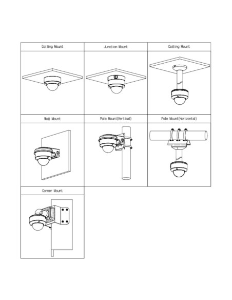 Acheter DAHUA IPC-HDBW5859E1-ZE-IL Dôme IP H265 8M WDR Éclairage double LED 50 m / IR 60 m 2,7–12 VFM IK10 IP67 ePoE SD AUDIO MI