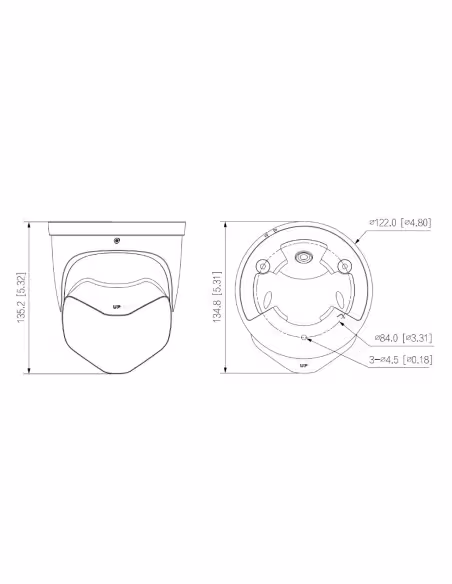 Kaufen DAHUA IPC-PDW3849-A180-AS-PV IP-Dome H265 2x4M TiOC DUAL-LENS SPLICING FULL COLOR WDR Starlight LED25m/IR20m 2.8mm IP67
