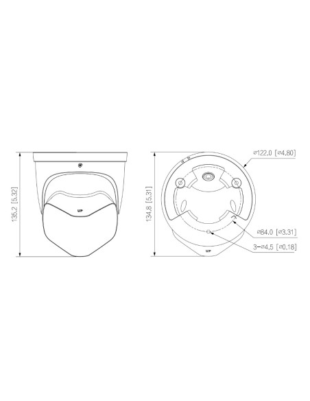 Comprar DAHUA IPC-PDW3849-A180-AS-PV-B Domo IP H265 2x4M TiOC DUAL-LENS SPLICING FULL COLOR WDR Starlight LED25m/IR20m 2.8mm IP6