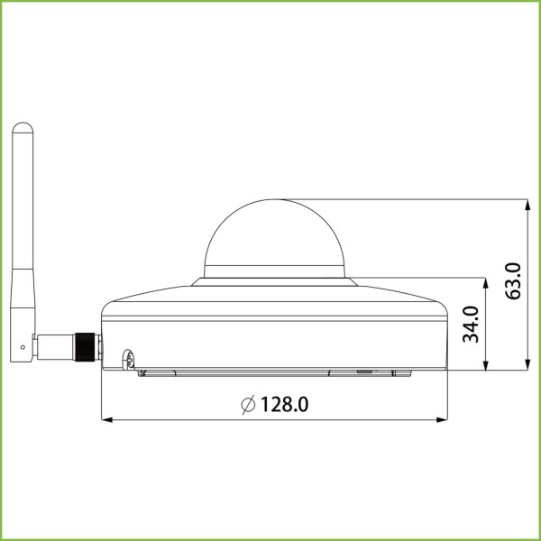 Acquistare DAHUA SD1A200T-GN-W Dome PT IP 2M H265 WiFi DN ICR WDR IR15m Starlight 3.6mm 3D IP66 IK08 AUDIO