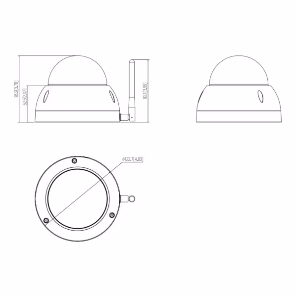 Comprar DAHUA SD22204DB-GNY-W Domo PTZ IP 2M DN dWDR Starlight 4X 3D IP66 IK10 WiFi AI
