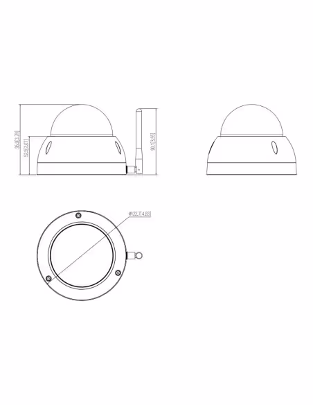 Acheter DAHUA SD22204DB-GNY-W Dôme PTZ IP 2M DN dWDR Starlight 4X 3D IP66 IK10 WiFi IA