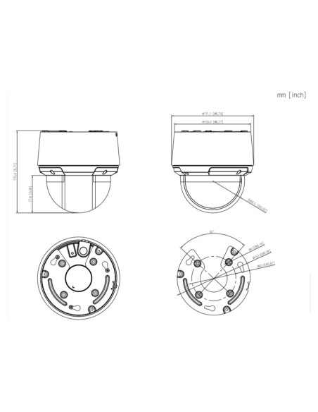 Comprar DAHUA SD4A425DB-HNY Domo PTZ IP 4M DN WDR Starlight IR100m 25X 3D IP66 PoE AUDIO E/S AI