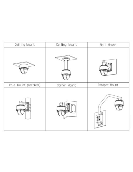 Comprare DAHUA SD4A425DB-HNY Dome PTZ IP 4M DN WDR Starlight IR100m 25X 3D IP66 PoE AUDIO I/O AI