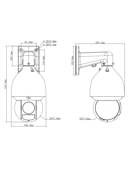 Kaufen DAHUA SD5A432GB-HNR Dome PTZ IP 4MP Tag/Nacht WDR Starlight IVS SMD IR 150 m 32X IP67 IK10 PoE+ Audio Ein-/Ausgänge KI