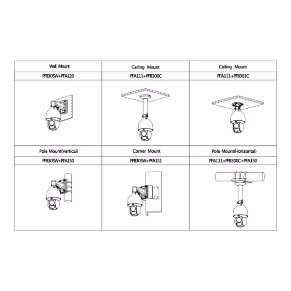 Kaufen DAHUA SD5A825GA-HNR Dome PTZ IP 8M DN WDR Starlight+ IVS IR150m 25X IP67 IK10 PoE+ AUDIO E/A KI