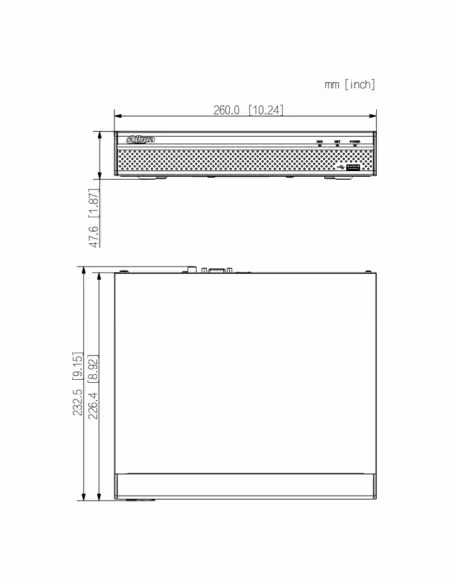 Kaufen DAHUA NVR2104HS-4KS3 NVR 4ch 80Mbps H265 4K HDMI 1HDD