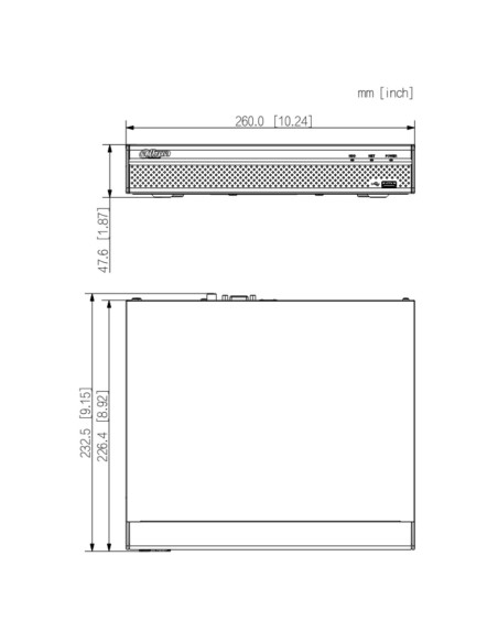 Acquistare DAHUA NVR2104HS-P-4KS3 NVR 4ch 80Mbps H265 4K HDMI 4PoE 1HDD