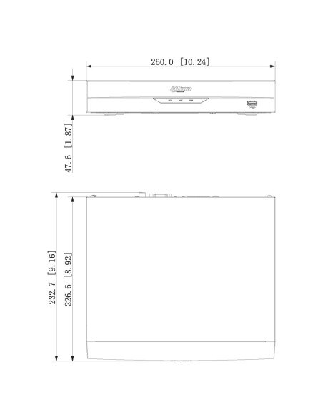 Comprar DAHUA NVR2104HS-I2 NVR 4ch 80Mbps H265 HDMI 1HDD AI